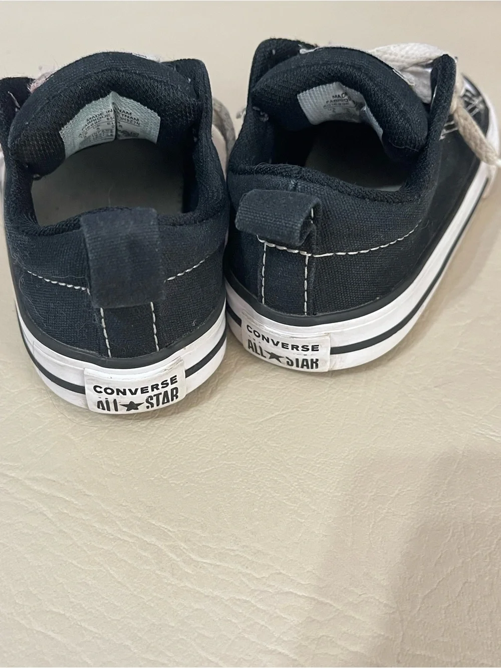 Toddler Converse Black Low Top size 5